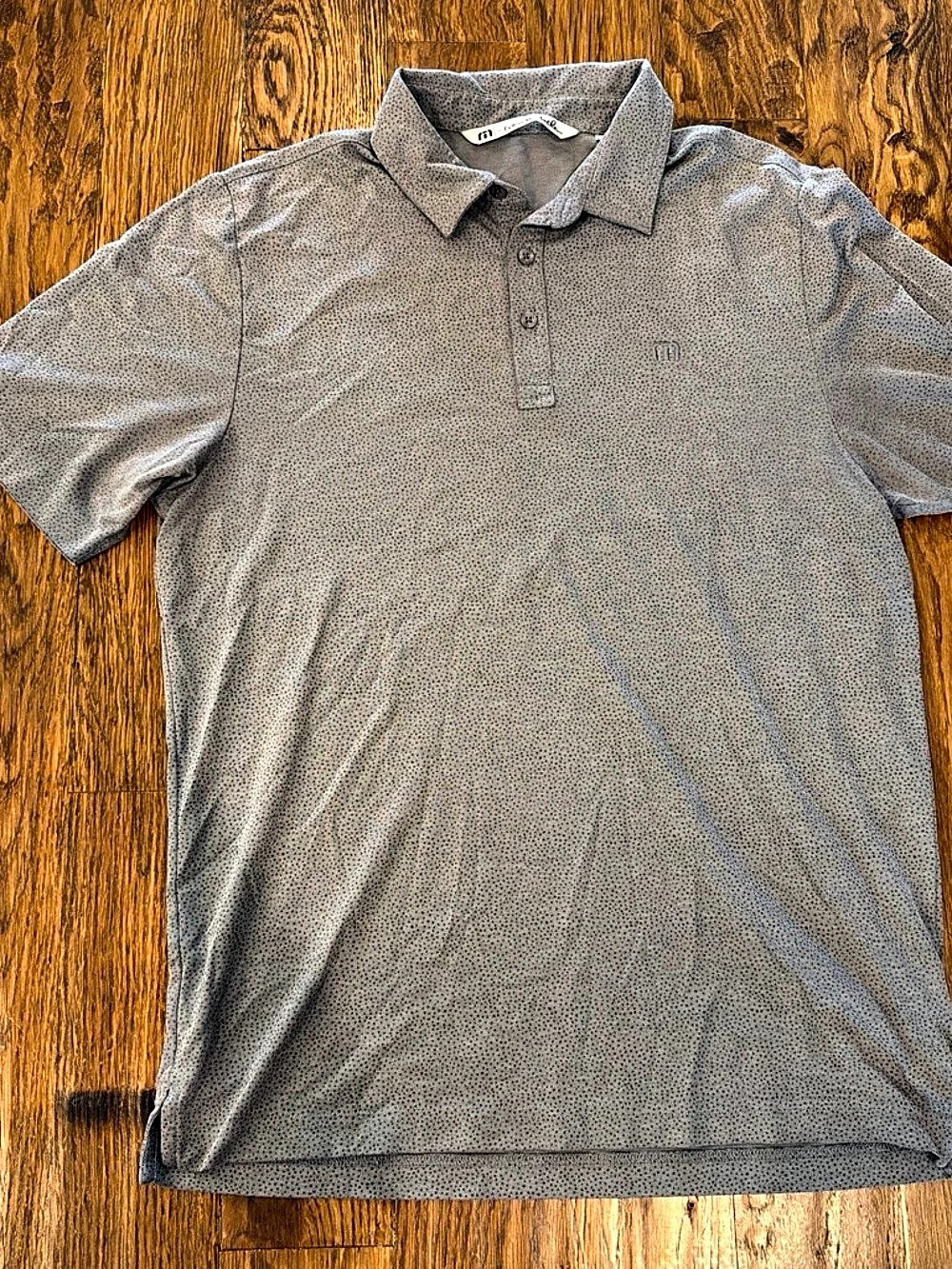 TravisMathew Polo Men's Gray Medium